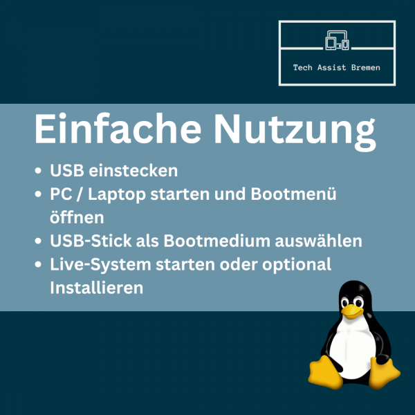 Pop!_OS Linux Bootstick – 32GB USB-Stick mit Live-System, Datenrettung & UEFI/BIOS – Bild 3