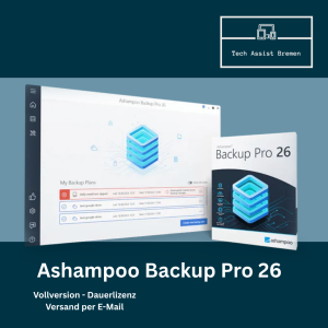 Ashampoo Backup Pro 26 – 1 PC | Dauerlizenz | ESD