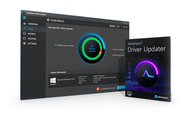 Ashampoo Driver Updater – 3 Geräte | 1 Jahr | Windows 10 & 11